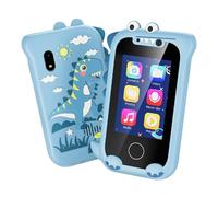Play Smart Phone for Kids - Toddler Learning Toy with Camera | Interactive Educational Games & Songs - Durable Pretend Cell Phone (6 Learning Modes)