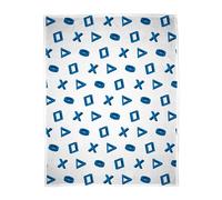 PlayStation Levels Fleece Throw - Blue & White - 150x100cm