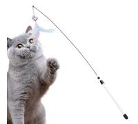 Play Stick For Cats | 80 Centimeters Interactive Realistic Toy | Teaser With Vibrant Colors - For Enrichment Of The Home Environment Inside Movement Playtime Daily Binding Routine Ontsp