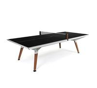 Play-Style Outdoor Table White - design Ping-pong table - Made in France - Convertible into a dinning table - Tabletop Ping pong + Fabric net