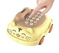Play Telephone - Interactive Music Pretend Phone , Colorful Sound Learning Device, Educational Role Play | Battery Operated Cell Phone for Toddler Preschool Parent Child Activities