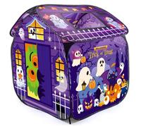 Play Tent for Kid, Halloween Ventilative Foldable Pop-Up Toddler Playhouse with Door Flip & Top Opening, Trick or Treat Non Shrink Fade Resistant Kids Tent for Girls Boys