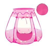 Play Tent Kids Pop Up Tents,Toddler Playhouse Princess Castle with Detachable Roof Children Ball Pit House for Indoor Outdoor Birthday Gifts for Girls(Pink)