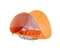 Play tents Baby Beach Tent Portable Shade Pool Shelter Outdoor Child Play House(Orange)