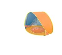 Play tents Baby Tent with Pool Pop Up Portable Shade Child Kid Outdoor Fun-Play(Orange)