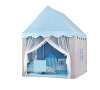 Play tents Large Children Toy Tent Folding Play House Child Room Decor(Blue)