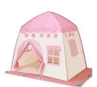 Play tents Portable Children's Tent Folding Play House Large Child Room Decor(Pink)