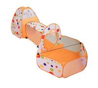 Play tents Portable Children's Tent Toys Ball Pool for Children Outdoor Pop-up Tents(Orange)