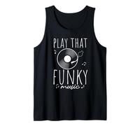 Play That Funky Music Funky Vinyl Record Tank Top