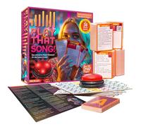 Play That Song! Music Party Game - 500 Playcards, 3000 Questions - Music Quiz Game with App, QR Code & Buzzer - Cheerful Hitstar Party Games for Adults, Teenagers, Families & Birthdays