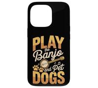 Play The Banjo And Pet Dogs Funny Music Dog Case for iPhone 13 Pro