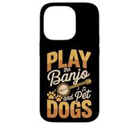 Play The Banjo And Pet Dogs Funny Music Dog Case for iPhone 14 Pro