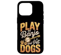 Play The Banjo And Pet Dogs Funny Music Dog Case for iPhone 16 Pro