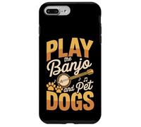 Play The Banjo And Pet Dogs Funny Music Dog Case for iPhone 7 Plus/8 Plus