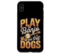 Play The Banjo And Pet Dogs Funny Music Dog Case for iPhone XS Max