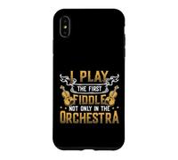 Play The First Fiddle Orchestra Violin Player Case for iPhone XS Max