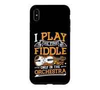 Play The First Fiddle Orchestra Violin Player Case for iPhone XS Max