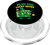 Play the Lucky Notes St Patrick’s Day Accordion Irish Music PopSockets PopGrip for MagSafe