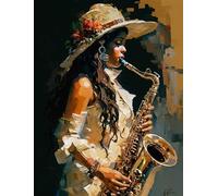 Play The Saxophone Funny Jigsaw Perfect for Brain Puzzle Lovers Vibrant Illustrations and Quality Piece Great Gift Idea Wooden Puzzles_500pcs