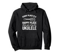 Play the Ukulele Player Pullover Hoodie