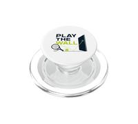 Play The Wall - Funny Padel - Padel Tennis PopSockets PopGrip for MagSafe