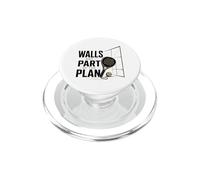 Play The Wall - Funny Padel - Padel Tennis PopSockets PopGrip for MagSafe