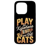 Play The Xylophone And Pet Cats Cute Music Case for iPhone 15 Pro