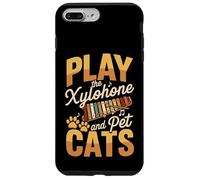 Play The Xylophone And Pet Cats Cute Music Case for iPhone 7 Plus/8 Plus