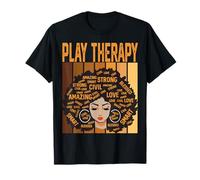 Play Therapy Powerful Black History Month Black Pride T-Shirt