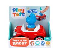 John Adams | Play Tots - Push & Go Racer | Press the animal and watch the racer zoom! Encourages crawling and first steps | Baby and Toddler Toys | Ages 12m+