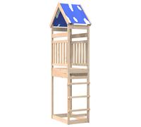 Play Tower Brown Modern Outdoor Playground Set Children’s Area Backyard vidaXL