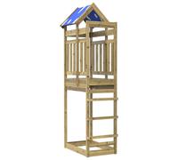 Play Tower Brown Outdoor Playground Garden Backyard Slides Swing Set vidaXL