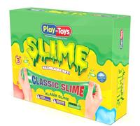 Play Toys DIY Classic Slime Making Kit - Original Texture Magic Slime Starter Set - STEM Science Experiment for Kids - Borax-Free, Non-Toxic Sensory Toy (Ages 3+)
