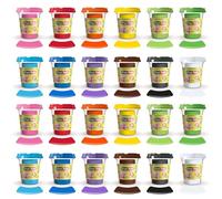 Play Toys Premium Modelling Dough Set - 1.5kg Mega Value Pack (20 x 75g Tubs) - 20 Assorted Bright Colours - Non-Toxic Arts & Crafts Toy for Kids Aged 2+ - Amazon Exclusive