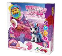 Play Toys Unicorn World Magic Sand Playset - Includes Pink & Purple Moving Sand, 5 Unicorn Moulds, 2 Sculpting Tools & Mess-Free Play Tray - Creative Sensory Gift for Kids 3+