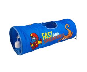 Play tunnel for cats Duvoplus Jetpack schtroumpfs