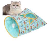 Play Tunnel for Cats Toy, Paper Bag for Game - Creative Foldable Toy for Kitten Stimulating Exercise and Exploration at Home