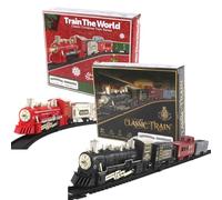Play Vehicles - Electric Train Toy Christmas, Car Toy With Light And Music | Learning Educational Toys For Kids Boys Girls - For Home Decor Traveling Schools Bedroom Kindergarten Living Room