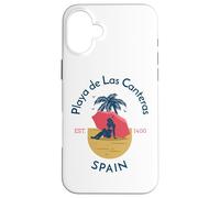 Playa de Las Canteras Las Palmas Spain Case for iPhone 16 Plus