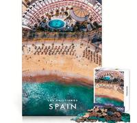 Playa De Los Cristianos 1000 Pieces Puzzles for Adults Mental Exercise Mindful Escape Snug Lock Xmas Surprise size 50x75cm