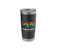 Playa De Palma Mallorca Beach Sunset Design Stainless Steel Insulated Tumbler