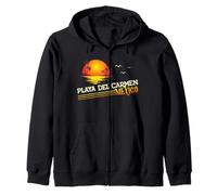 Playa Del Carmen Beach Mexico Tropical Sunset Summer Zip Hoodie