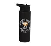 Playa del Carmen Beach Mexico Vacation Tropical Summer Stainless Steel Insulated Water Bottle