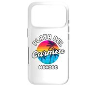Playa del Carmen Mexico Beach Sunset Summer Vintage Souvenir Case for iPhone 17 Pro
