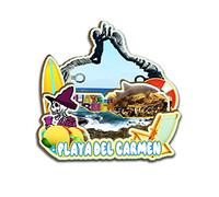 Playa del Carmen Mexico Magnet Fridge Magnet Wooden 3D Landmarks Travel Collectible Souvenirs Decoration Handmade-2