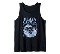 Playa del Carmen Mexico Ocean Life Tropical Beach Vacation Tank Top