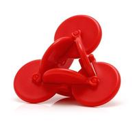 PLAYABLE ART OSM - Forever Turning Sensory Fidget Toy (Red, No Box)
