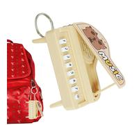 Playable Piano Key Ring - Decorative Charm for Bag, Portable Bag Pendant - Gift for Music Lovers, Birthday, Travel, Parties, Suitcases, Handbags