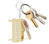 Playable Piano Keychain | Decorative Handbag Keychain | Decorative Bag for Music Lovers Collectors Travelers Birthday Holiday Party Detail Suitcases Wallets