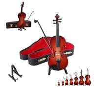 Playable Tiny Violin Figurine,The Worlds Smallest Miniature Musical Instrument,Collectible Mini Violins with Sad Music Accessory or Keychain Charm Decor Gift1